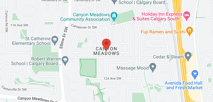 map of 418 CANDLE PL SW